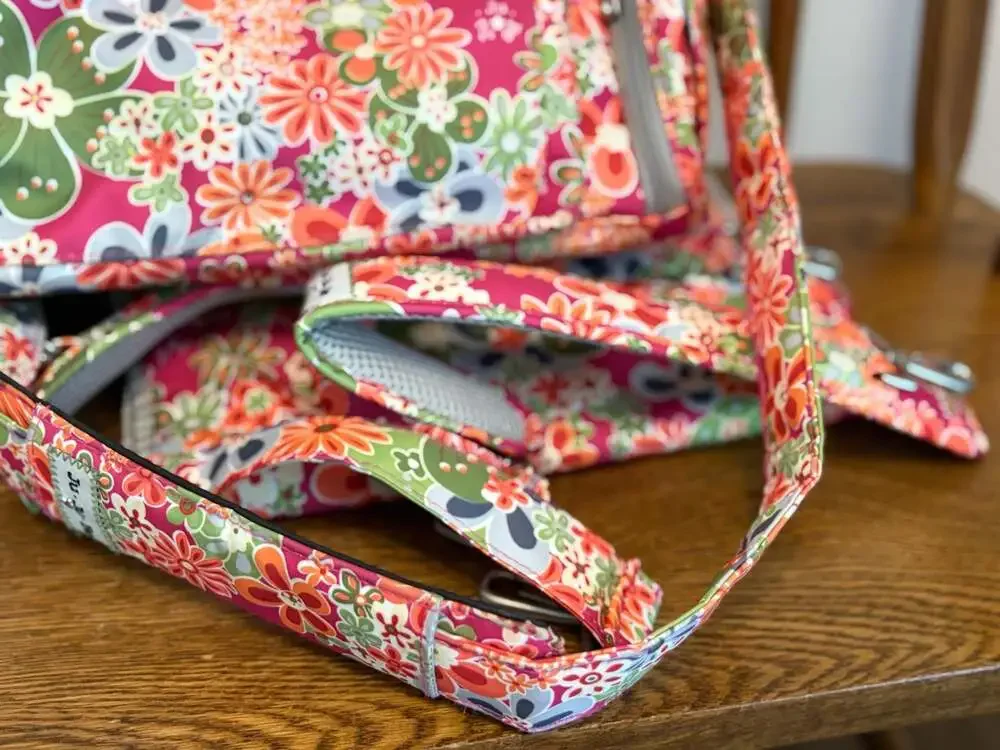 Ju-Ju-Be B.F.F. Convertible Diaper Bag Perky Perennials Floral